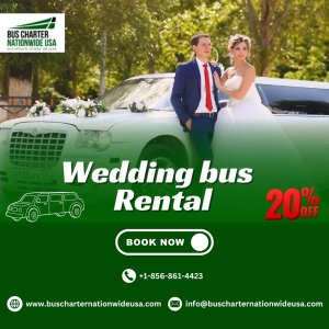 Final Countdown: 20% Off Wedding Bus Rental - Book Your Ride Today!
